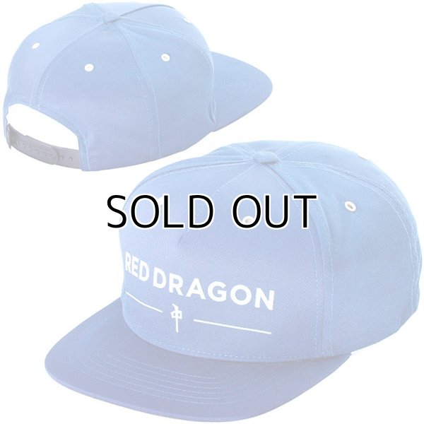 画像1: キャップ スナップバック★スケートボードブランド★RED DRAGON SKATE★レッドドラゴンスケートRDS SNAPBACK WORDMARK ブルー (1)