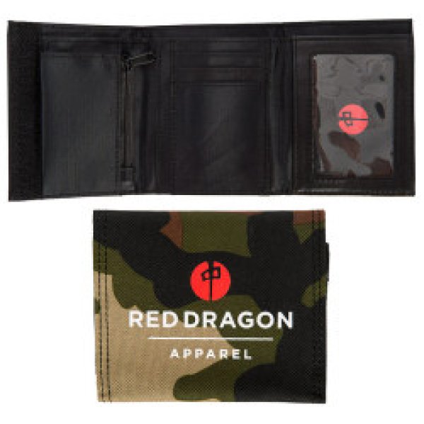 画像2:  ウォレット 財布 カナダ スケートボードアパレル★レッド ドラゴンスケート★RDS WALLET POINT VELCRO ブラック (2)